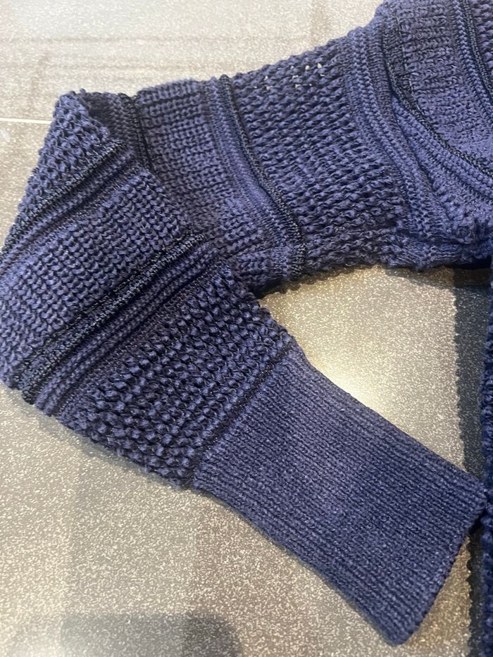 Pull Kookaï bleu marine, taille 38/M Maille épaisse - photo numéro 2