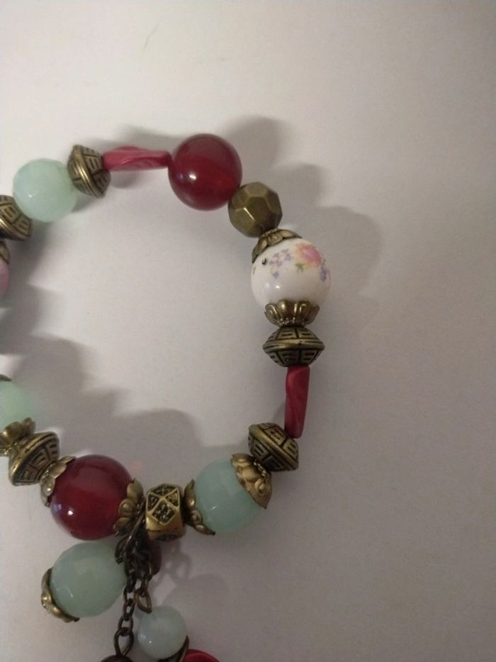 Bracelet fantaisie élastique en perles - photo numéro 2