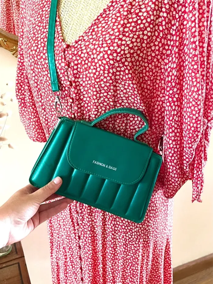 Sac à Main Trendy Vert Émeraude - Fashion & Bag - photo numéro 12
