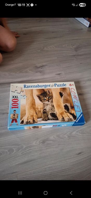 Puzzle 100 pièces " Amitié entre animaux "