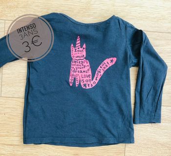 Tee-shirts In Extenso marine en 3ans