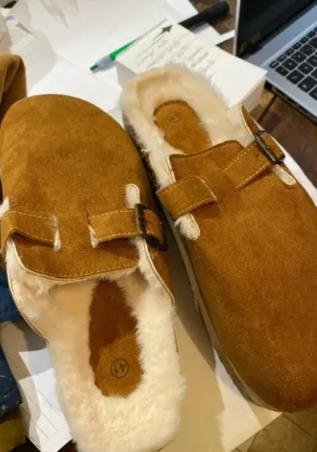 mules fourrés femme 41