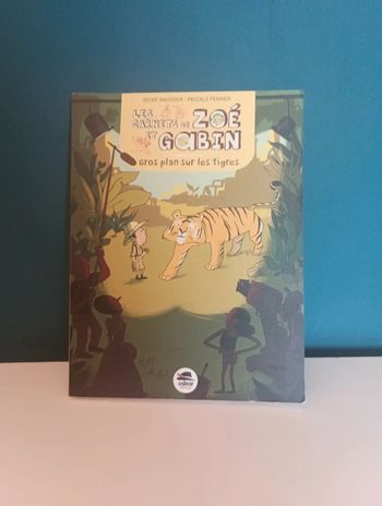 Livre Les carnets de Zoé et Gabin : Gros plan sur les tigres