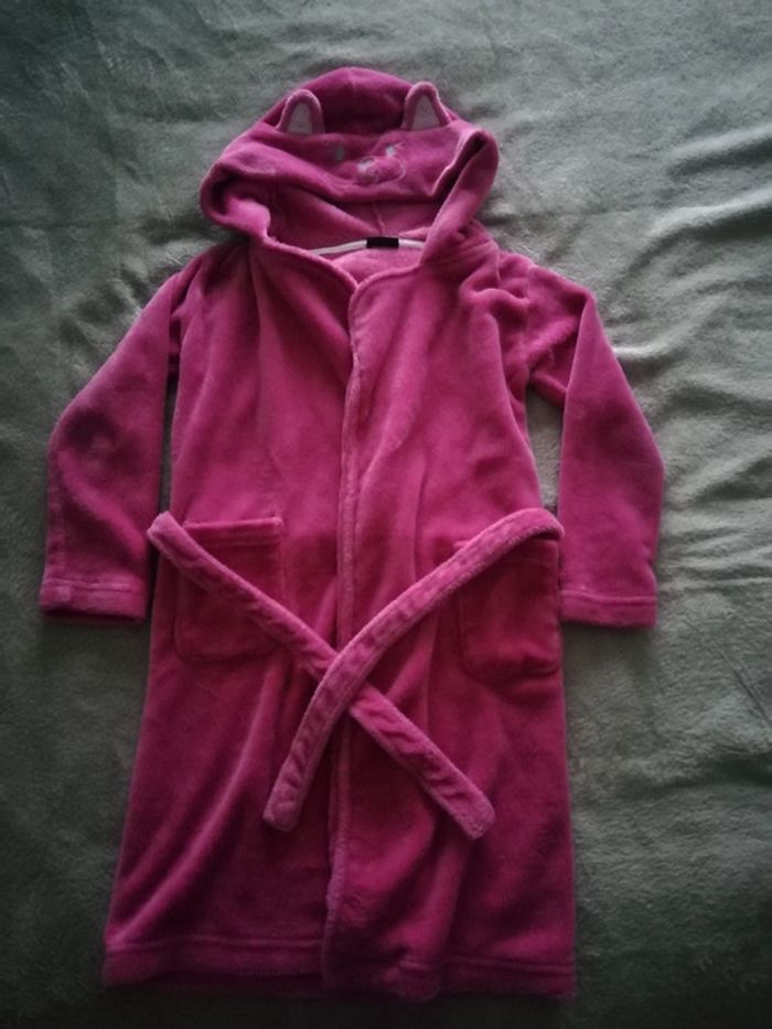 Peignoir doux petit chat