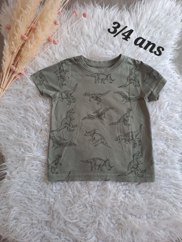 Tee-shirt MC primark dinosaures 3/4ans
