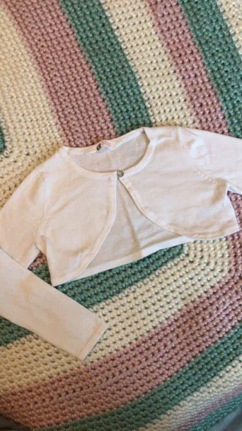 Boléro blanc