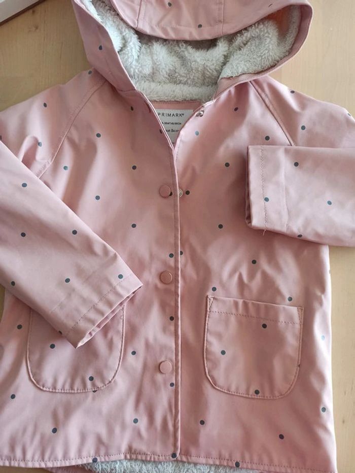 Veste kway polaire 98cm rose - photo numéro 2
