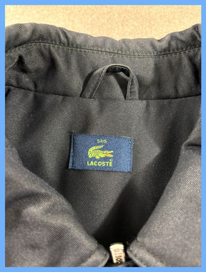 Manteau - Veste Lacoste Vintage Noir taille XL - photo numéro 4
