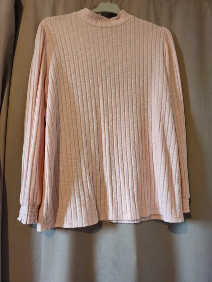 Pull fin kiabi rose