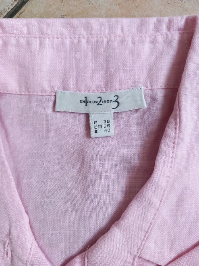 🎀tunique lin T38 collection 123 - photo numéro 3