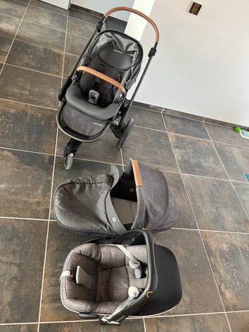 Poussette + cosy + nacelle