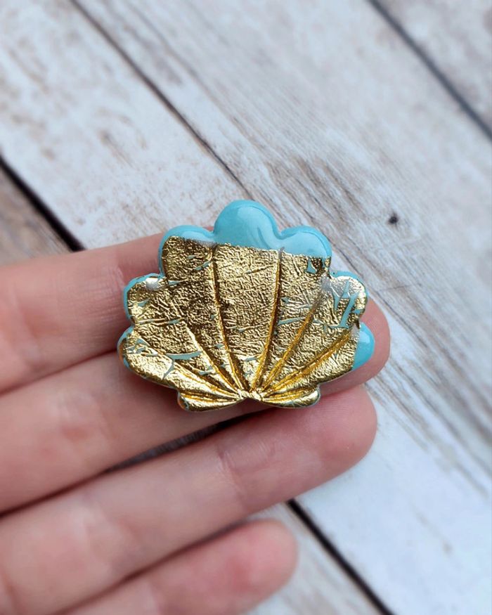 Broche coquillage