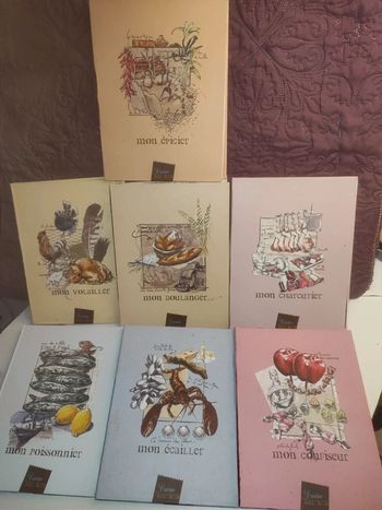 Lot de 7 livres cuisine