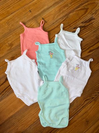 Lot 6 body bretelles 