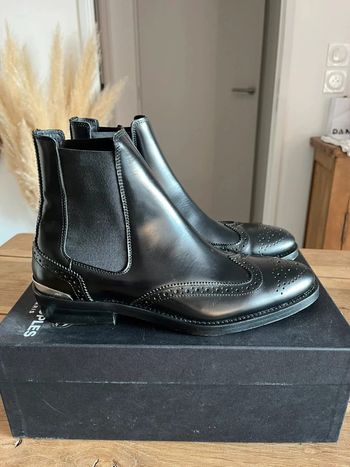 Bottines Chelsea noires The Kooples homme