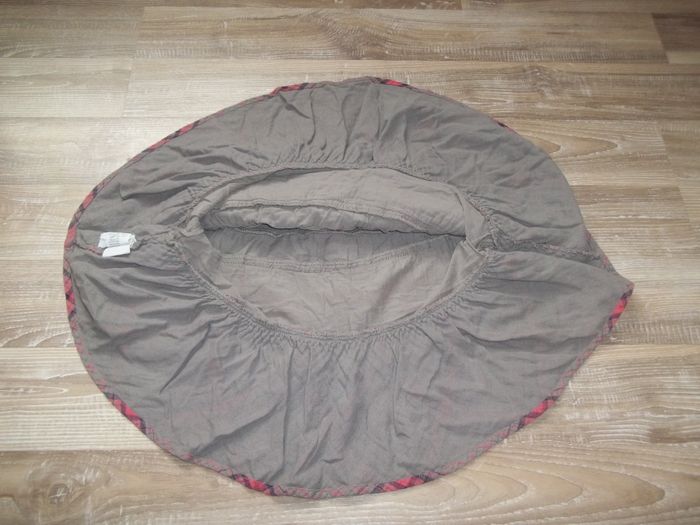 Jupe volantée taupe et rose DPAM (1) 6 ans/114 cm - photo numéro 3