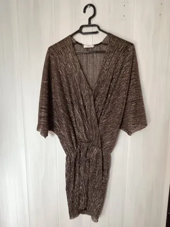 Robe Ba&sh doré Sucre t.34