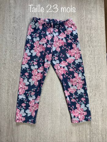 Legging fleuri - Taille 23 mois