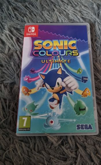 Boîte vide de jeu Sonic Colour Ultimate