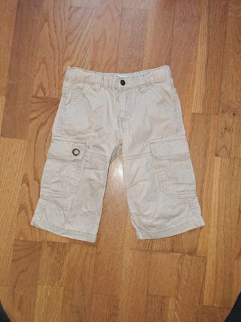 Bermuda long beige taille 2 ans