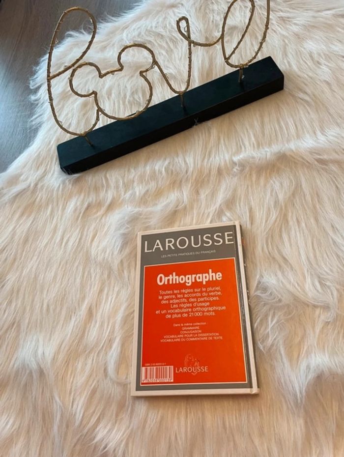 Très beau livre sur l’orthographe 🥰 de chez Larousse neuf - photo numéro 2
