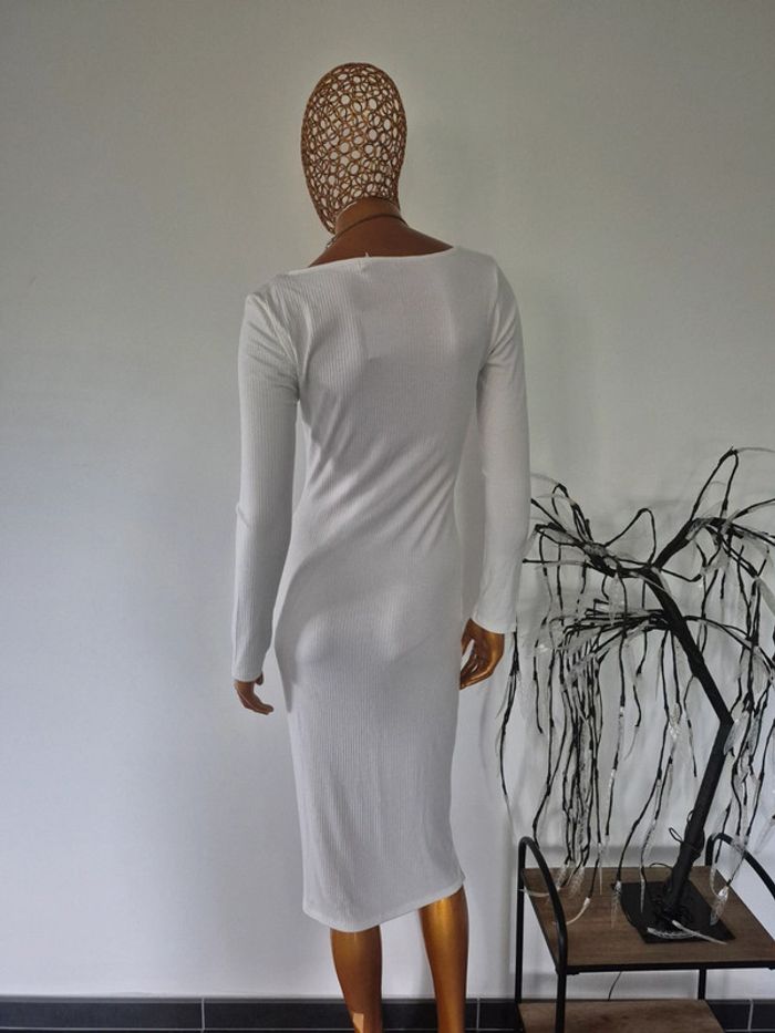 Robe Longue Femme Blanche Taille M - photo numéro 2