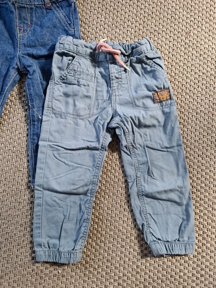 Lot de 2 pantalons légers garçon - 24 mois - photo numéro 2
