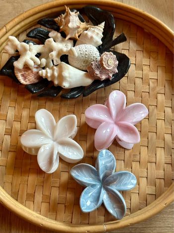 Pinces à cheveux en forme de fleur - neuves