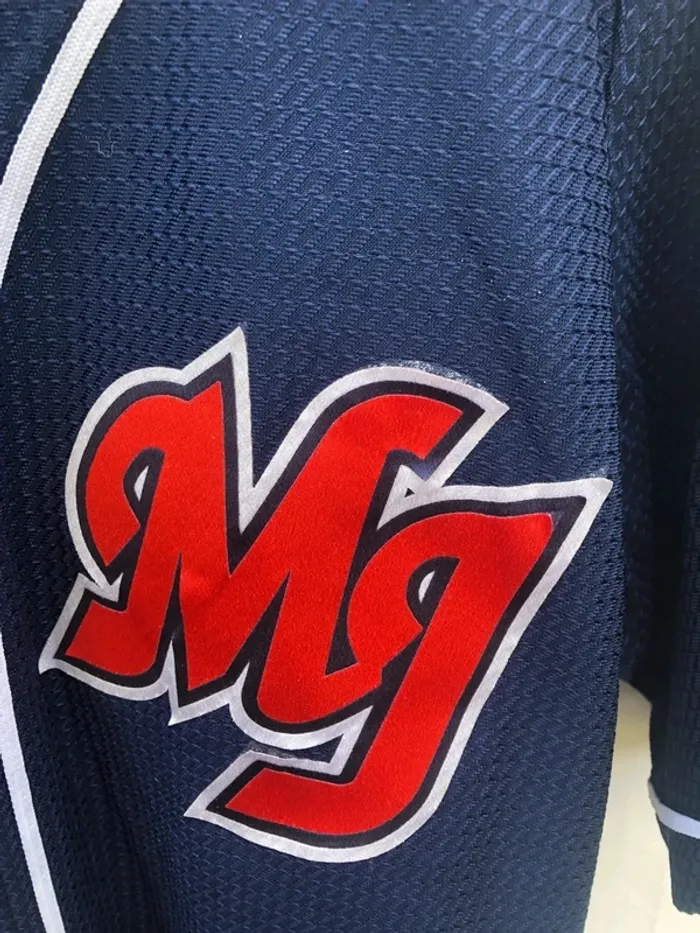 Zett rare Maillot japanese baseball jersey Japan Mens L - photo numéro 2