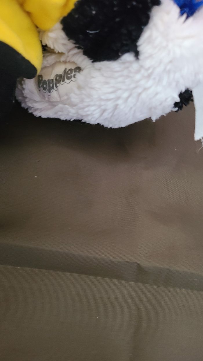 Ancienne Peluche Doudou Popples Sportif Football Transforme Ballon de 1986 - photo numéro 6