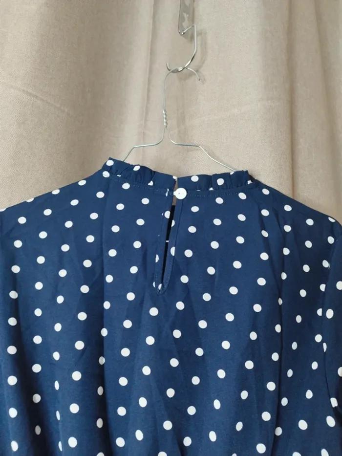 Robe manches longues à pois - photo numéro 7