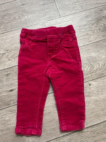 Pantalon velours Obaibi 9 mois