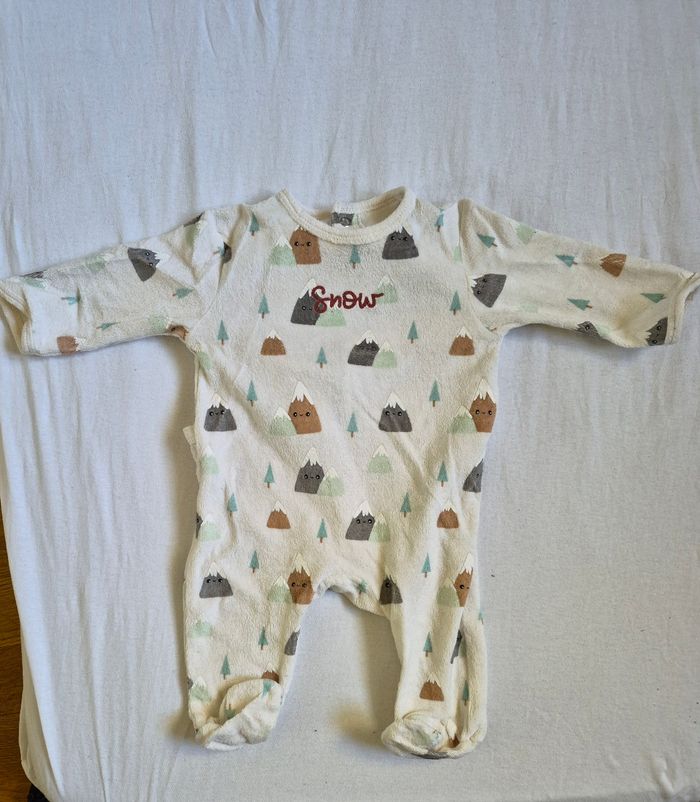 Lot de 6 Pyjamas velours 3 mois kiabi - photo numéro 2