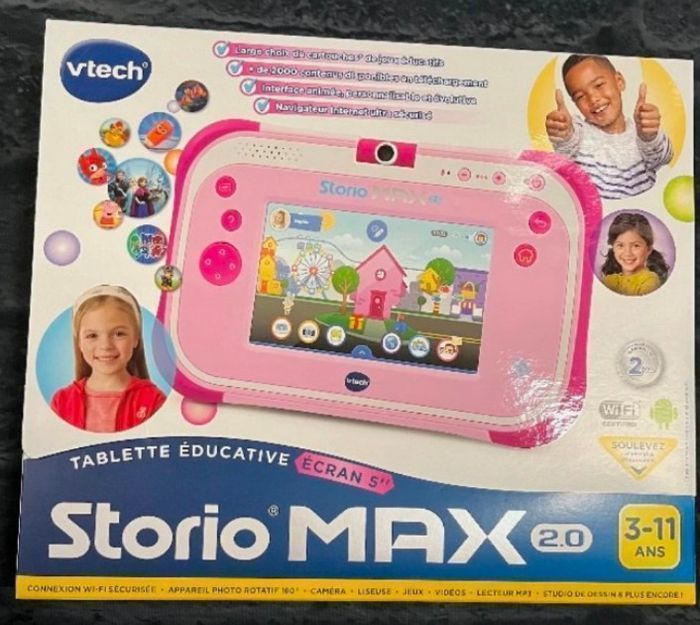 Tablette tactile storio max 2.0 5 rose VTECH - photo numéro 2