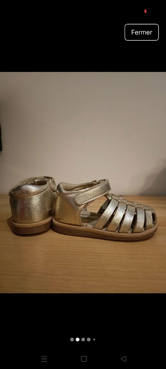 Sandales doré - photo numéro 2