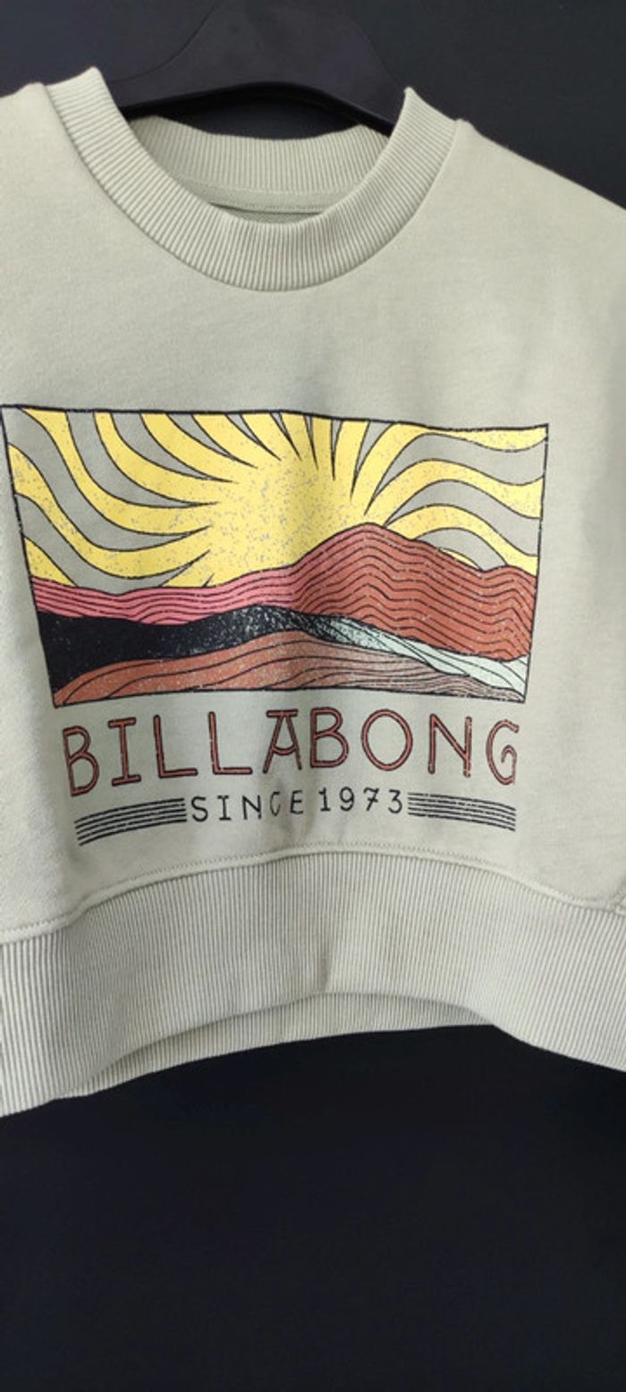 Sweatshirt pull crop Billabong - photo numéro 3