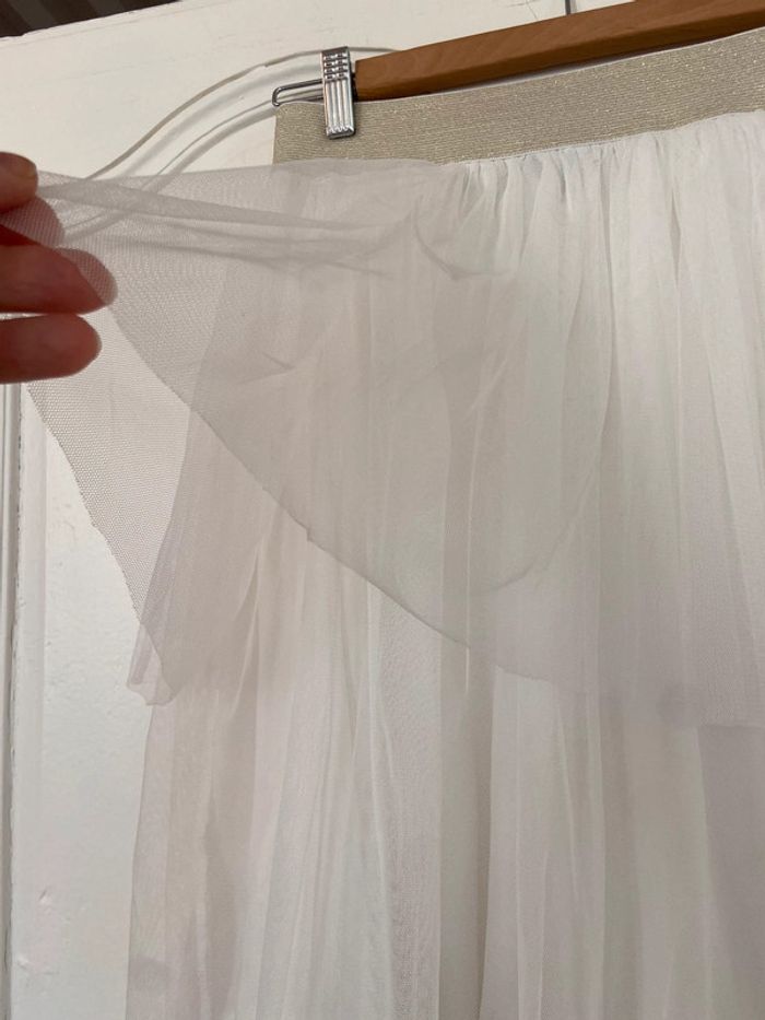 Jupe tutu en tulle crème Vero Moda taille M - photo numéro 4