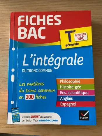L’intégrale fiches bac
