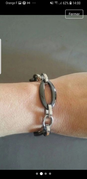 Bracelet céramique acier titane neuf