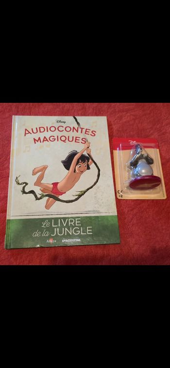 Livre et figurine2 audiocontes magiques Disney altaya audio conte compte comte magic
