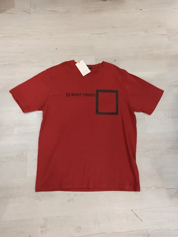 Tee shirt homme tête de mort rouille xl - photo numéro 2
