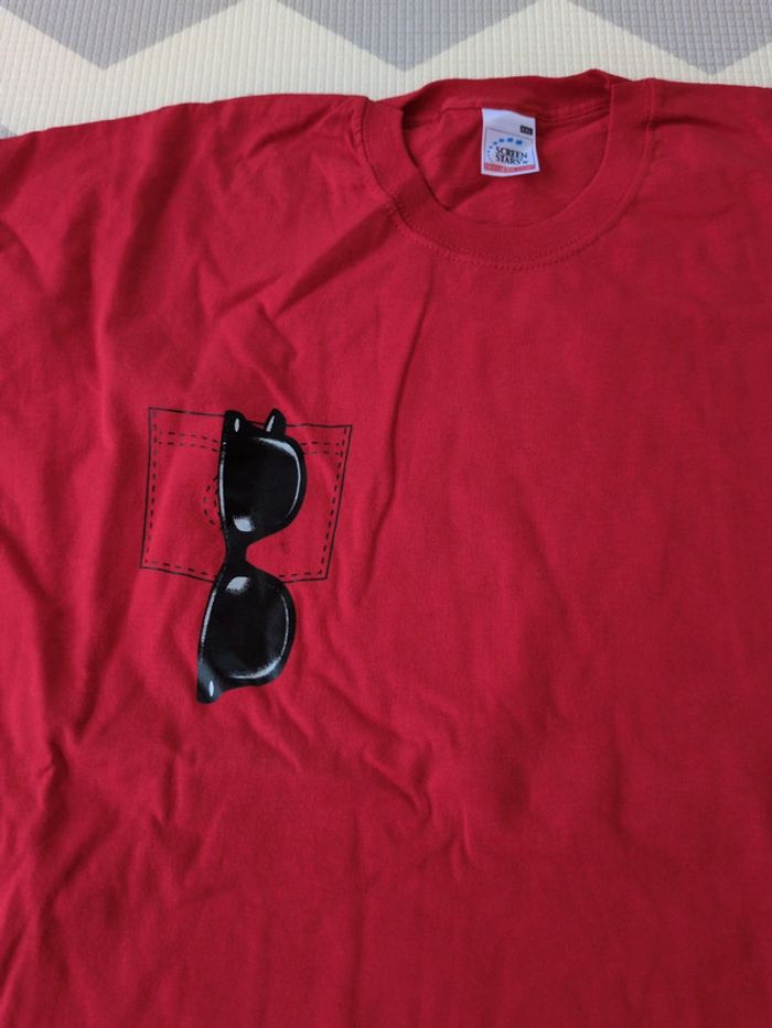 Tee shirt rouge Fruit of the Loom - photo numéro 3