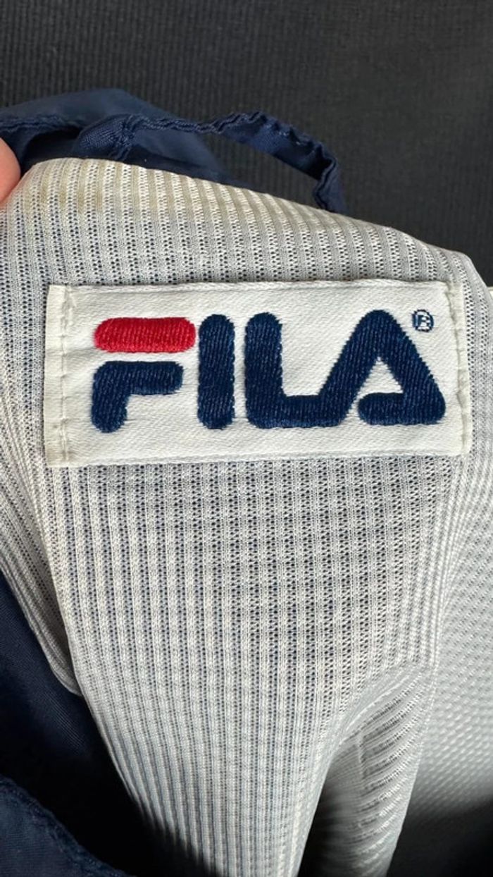 Veste vintage Fila bleu marine taille XL - photo numéro 6