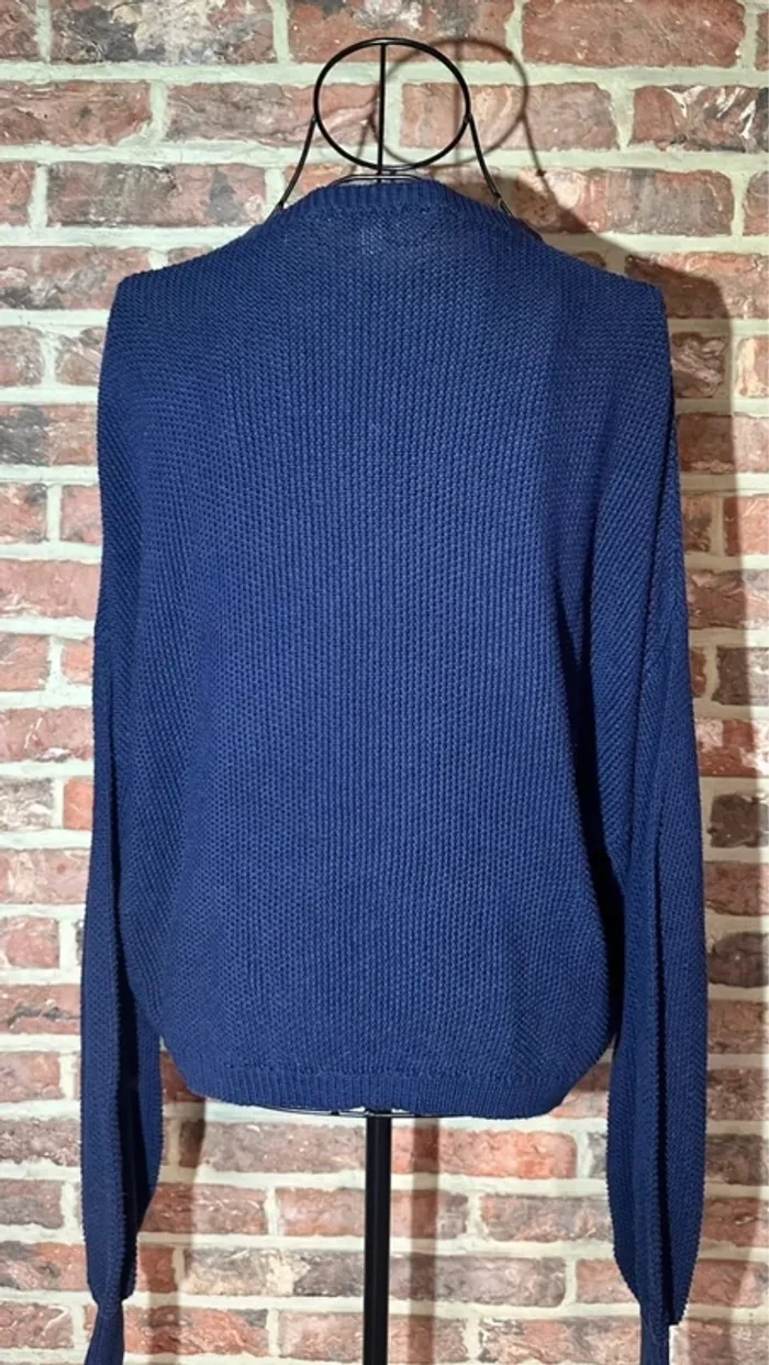 Pull bleu manches bouffantes Jennyfer Taille S / 36 - photo numéro 6