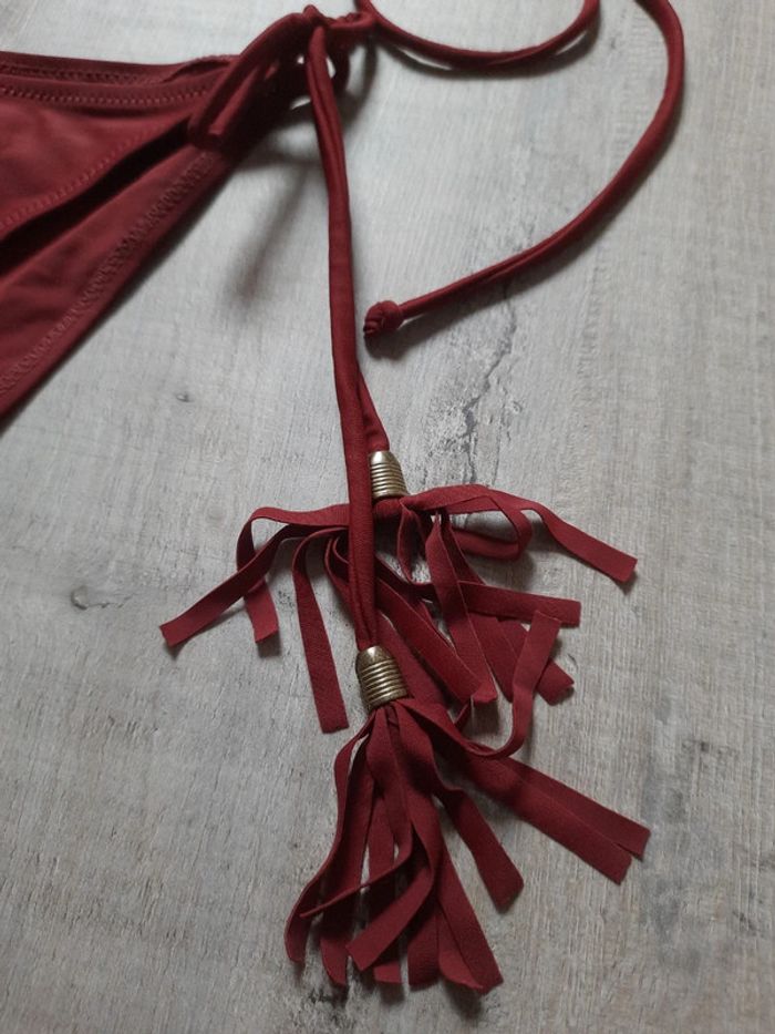 Maillot de bain 2 pièces franges T36 - photo numéro 2
