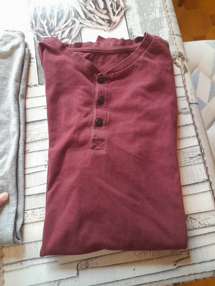 3 tee-shirts manches longues M - photo numéro 4