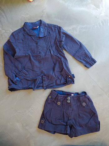 Short et chemise 3 ans sergent major
