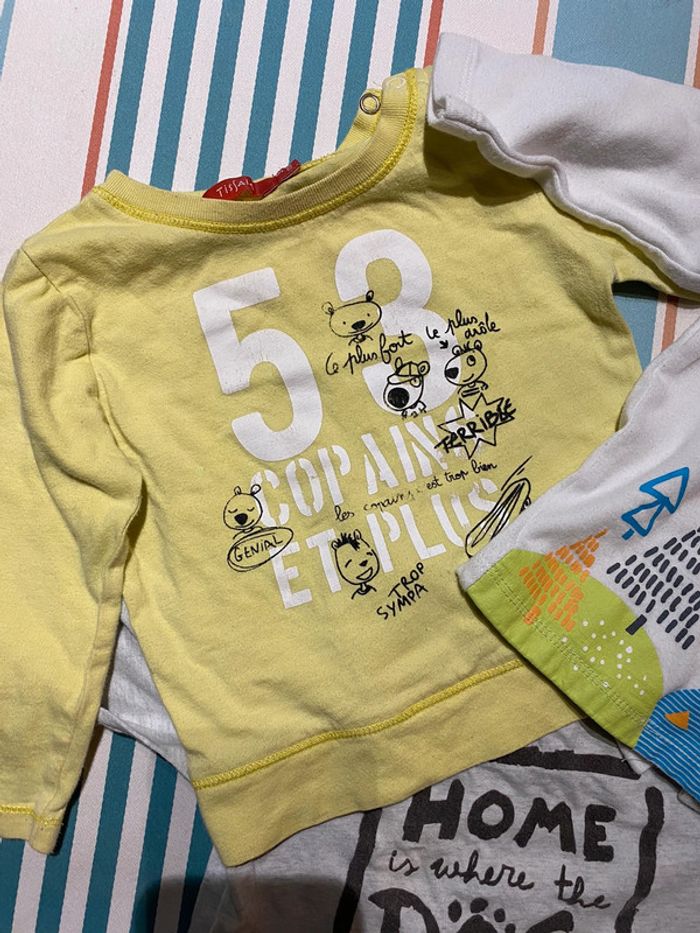 Lot 3 tee shirts manches longues - photo numéro 2