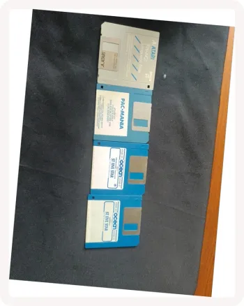 Ancienne disquette jeu atari
