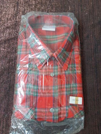 Chemise à carreaux vintage